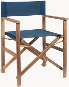 Cadeiras de jardim dobráveis em madeira de acácia com braços Noemi, conjunto de 2