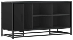 Banco para calçado 100x40x53,5 cm madeira e metal preto