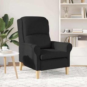 Poltrona Preta 52 cm em Tecido