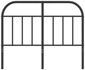Cabeceira de cama 120 cm metal preto
