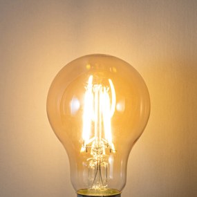 Conjunto de 5 E27 dimbare LED lamp A60 goud 5W 500 lm 2700K