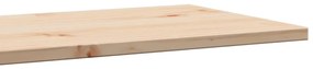 Tampos de mesa retangulares 2 pcs 70x35x1,7 cm pinho maciço