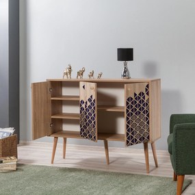 Console Mega – Carvalho Sonoma – 120x90x36 cm