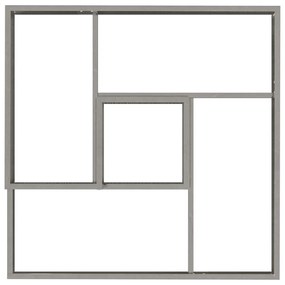 Vaso 80x80x50 cm Aço Galvanizado