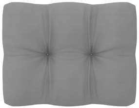 8 pcs conjunto lounge de jardim c/ almofadões pinho maciço