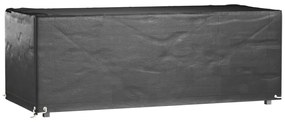 Capas p/ mobília de jardim 2 pcs 8 ilhós 192x82x65cm retangular