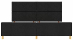 Cama vidaXL Preta 200x200 cm em Tecido