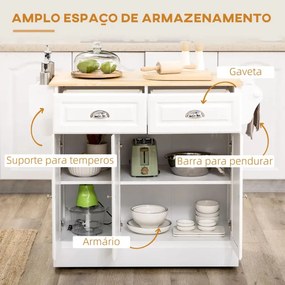 Ilha de Cozinha Delvini - Design Contemporâneo