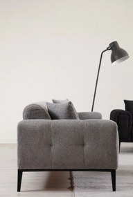 Sofá-Cama 3 Lugares Athena – Cinzento Claro – 225x92x76 cm