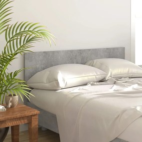 Cabeceira cama 160x1,5x80 cm derivados madeira cimento cinzento