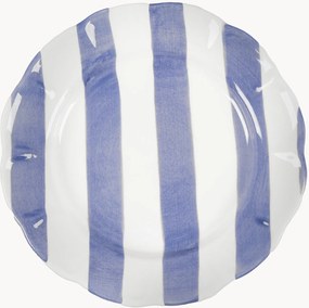 Prato de jantar pintado à mão Stripe