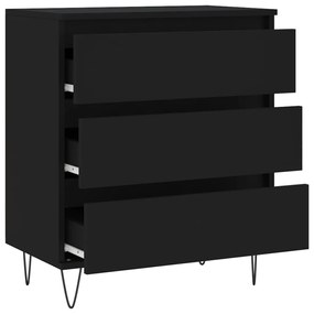 Aparador 60x35x70 cm derivados de madeira preto