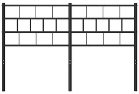 Cabeceira de cama 120 cm metal preto