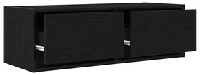 Móveis de TV 2pcs 80x31x25,5cm deriv. madeira carvalho preto
