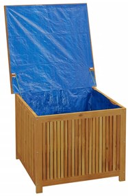 Caixa de arrumação para jardim 75x75x58 cm acácia maciça