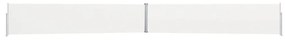 vidaXL Toldo lateral retrátil 140x1200 cm cor creme