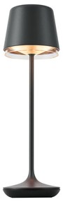 Candeeiro de mesa preto Incl. LED IP65 Recarregável com estação de carregamento - Treble Moderno