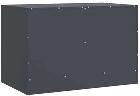 Móvel de TV 67x39x44 cm aço antracite