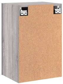 Móvel parede TV 40,5x30x60 cm derivados de madeira cinza sonoma