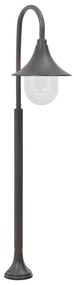 vidaXL Candeeiro de pé para jardim E27 120 cm alumínio bronze