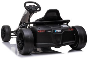Kart elétrico DRIFT-CAR 24V, rodas lisas Drift, motor 2 x 350W, modo Drift a 13 km/h, bateria 24V, construção sólida Vermelho