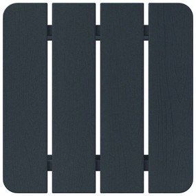 Conjunto de Lounge de Jardim de 3 Peças vidaXL Azul-marinho HDPE