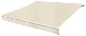 Lona para toldo creme 6 x 3 m (sem estrutura/caixa)