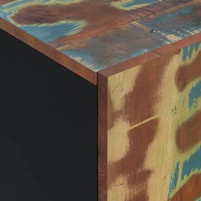 Aparador c/ 4 portas 60x33x75 cm madeira recuperada maciça