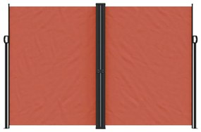 Toldo lateral retrátil 220x1200 cm terracotta