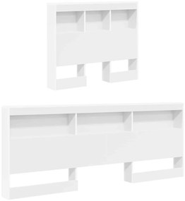 Cama estante Branca 75 x 190 cm em madeira engenheirada