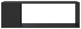 Móvel de TV 100x24x32 cm derivados de madeira preto