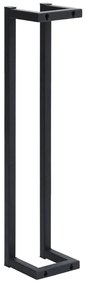 Toalheiro 12,5x12,5x60 cm ferro preto