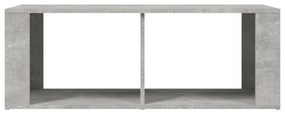 Mesa de centro 100x50x36 cm derivados madeira cinzento cimento