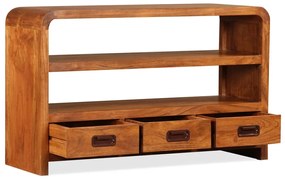 Móvel de TV madeira de acácia maciça 90x30x55 cm