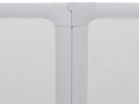 Cabine de duche 140 x 168 cm 7 painéis dobráveis com toalheiro
