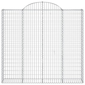 Cestos gabião arqueados 6pcs 200x30x180/200cm ferro galvanizado