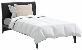 Edredão com travesseiro 2 pcs Branco 135 x 220 cm Penugem