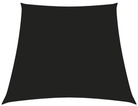 Para-sol estilo vela tecido oxford trapézio 2/4x3 m preto