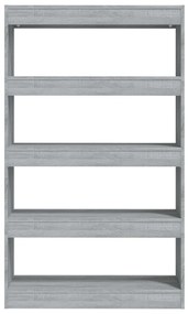 Estante/divisória 80x30x135cm derivados madeira cinzento sonoma