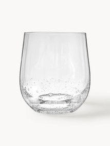 Copos artesanais com bolhas de ar decorativas Bubble, 4 uni.