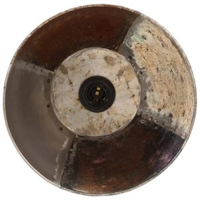 Candeeiro suspenso industrial redondo 25W 28,5 cm E27 multicor