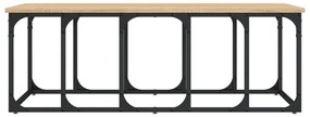 Mesa de centro 100x50x35,5 cm derivados madeira carvalho sonoma