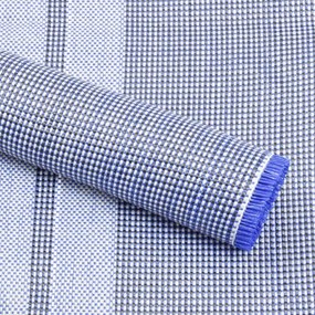 Tapete de campismo para tenda 600x250 cm azul