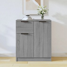 vidaXL Aparador 60x30x70 cm derivados de madeira cinzento sonoma
