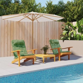 Almofadões cadeira adirondack 2 pcs tecido oxford padrão folhas