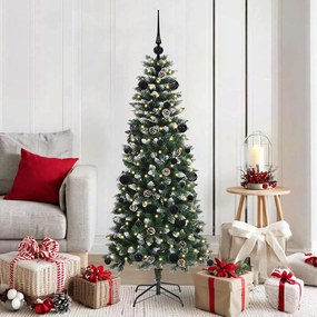 vidaXL Árvore de Natal Artificial Verde 150 cm PVC, Plástico e Aço