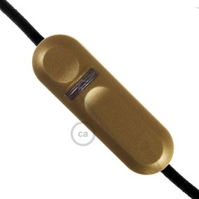 Dimmer de botão em linha para lâmpadas LED e tradicionais - Dourado