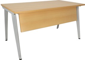 Secretária de Escritório 1000x800 mm Art Com Paínel Branco / Cerejeira Chocolate