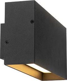 Candeeiro de parede moderno antracite com LED IP54 - Spector