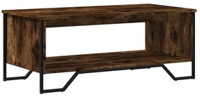 Mesa de centro 100x51x40 cm derivados madeira carvalho fumado